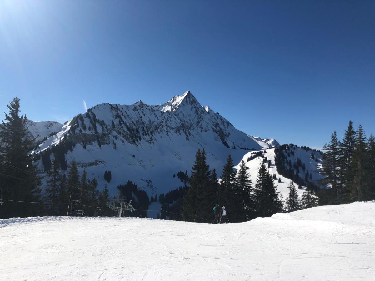 Studio 4 Personnes A 80M Des Pistes De Ski Saint-Jean-dʼAulps Dış mekan fotoğraf